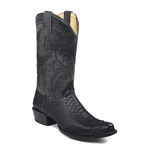 Corral Men's Boots - Python - Black Embroidery