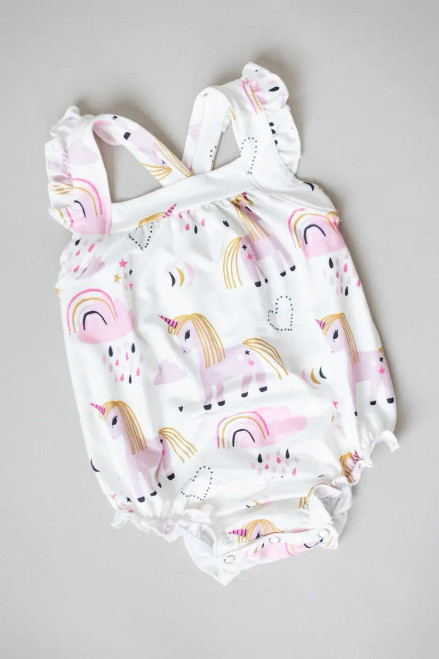 Mila & Rose Kids Apparel - Cloud Ruffle Romper