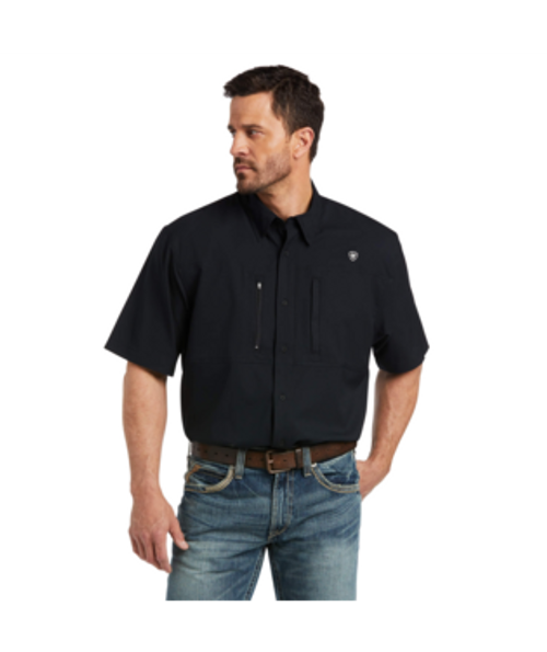 Ariat Men's Shirt - VentTEK Classic Fit - Black Ariat Men's Shirt - VentTEK Classic Fit - Black