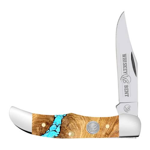 Whiskey Bent Knives By Rusted Nail - Turquoise River Mini Hunter