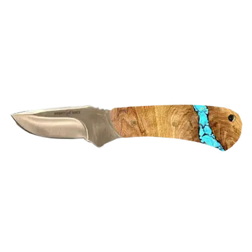 Whiskey Bent Knives By Rusted Nail - Turquoise River Mini Skinner