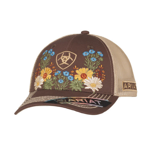 Ariat Caps by M & F Western Products - Snapback / Vintage Flowers Ariat Caps by M & F Western Products - Snapback / Vintage Flowers