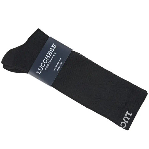 Lucchese Women's Socks - Multi-Blend Knee Hi - Black Lucchese Women's Socks - Multi-Blend Knee Hi - Black