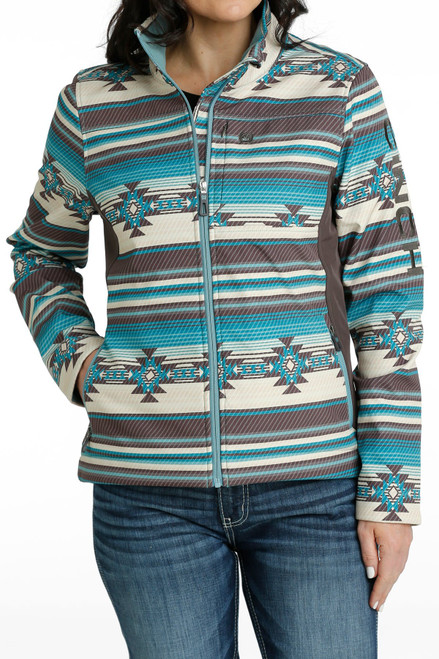 Cinch Women's Jacket - Concealed Carry Bonded - Green Aztec Cinch Women's Jacket - Concealed Carry Bonded - Green Aztec