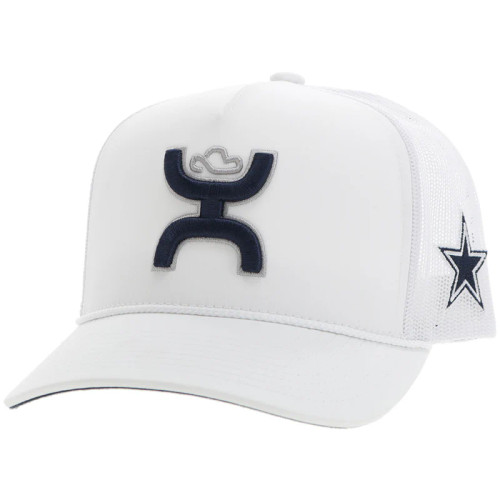 Hooey Caps - Dallas Cowboys / Hooey Logo Trucker - White