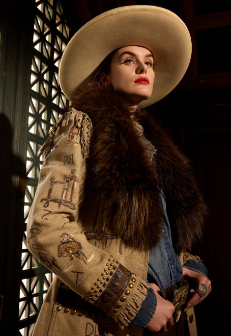 Double D Ranch Women's - Cowboy Work Jacket - Dust Double D Ranch Women's - Cowboy Work Jacket - Dust