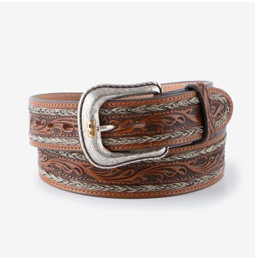 Gem Dandy Accessories - Stetson Belt Genuine Leather / Tooled  Gem Dandy Accessories - Stetson Belt Genuine Leather / Tooled