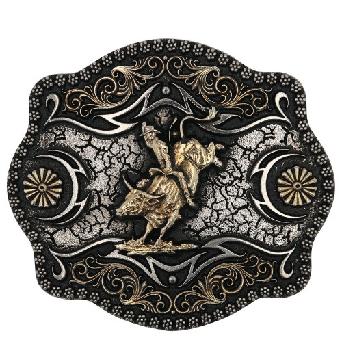 Montana Silversmith Accessories - A-Blaze Bull Rider Buckle Montana Silversmith Accessories - A-Blaze Bull Rider Buckle