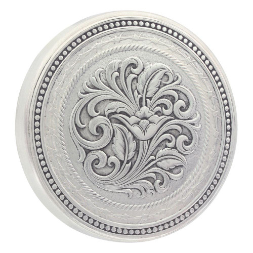 Montana Silversmith Accessories - Beaded Bwire Snuff Lid Montana Silversmith Accessories - Beaded Bwire Snuff Lid