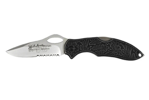 Justin By Trenditions - Textured Roping Knife - Engraved Stainless Steel
