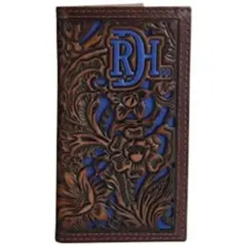 Red Dirt by Trenditions Men's Accessories - Tooled / Cobalt Jr Rodeo Wallet Red Dirt by Trenditions Men's Accessories - Tooled / Cobalt Jr Rodeo Wallet