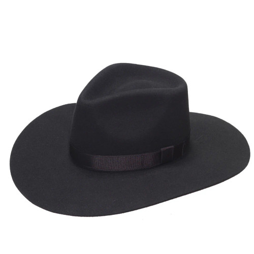 Twister Hats by M & F Western Products - Pinchfront - Black