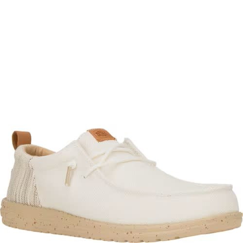 Hey Dude Men's Casuals - Wally Funk Woven Jacquard - White / Multi Hey Dude Men's Casuals - Wally Funk Woven Jacquard - White / Multi