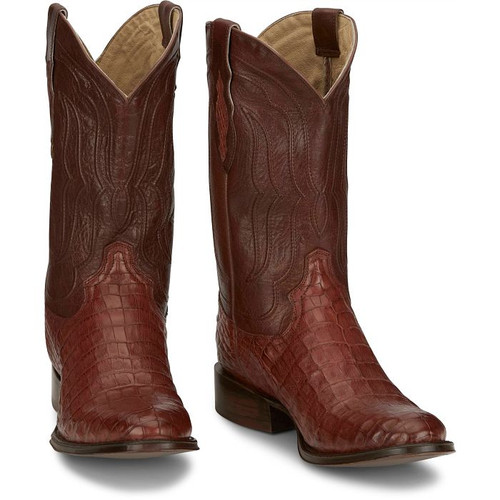 Tony Lama Men's Boot - Tremaine 12" Caiman - Cognac Tony Lama Men's Boot - Tremaine 12" Caiman - Cognac
