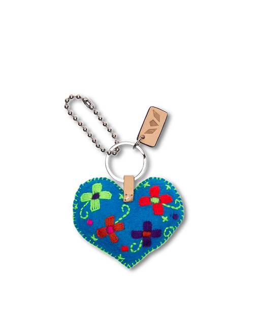 Consuela Accessories - Corazon Grande Charm - Turquoise
