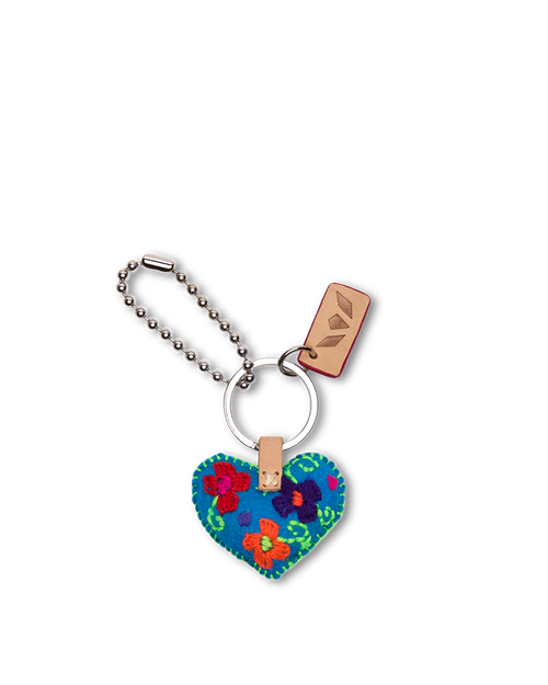 Consuela Accessories - Corazon Chica Charm - Turquoise