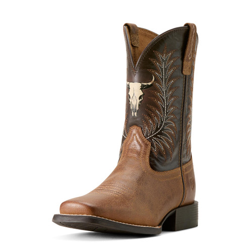 Ariat Men's Boots - Brush Creek - Mesa Tan / Thunder Brown