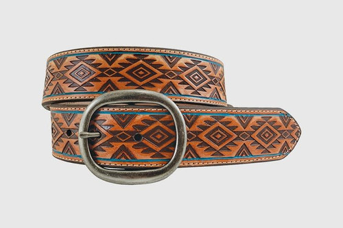 Gem Dandy Women's Accessories - Roper Belt - Aztec Emb / Sanded