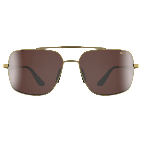 Bex Sunglasses - Wing - Matte Gold / Brown / Silver