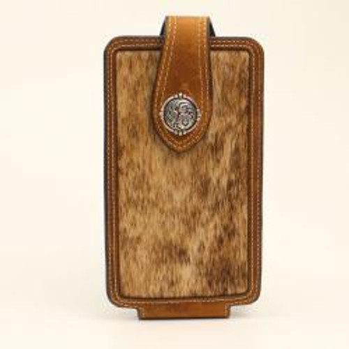 Nocona by M&F Accessories - Brindle Calf Hair Cell Phone Holder - Brown