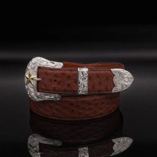 Vogt Men's Accessories - Buckles - The Tombstone Star - 14K Gold Vogt Men's Accessories - Buckles - The Tombstone Star - 14K Gold
