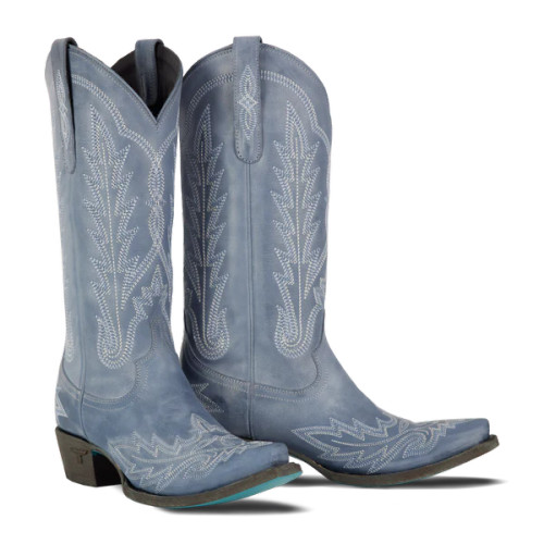 Lane Women's Boots - Lexington - Washed Denim Lane Women's Boots - Lexington - Washed Denim