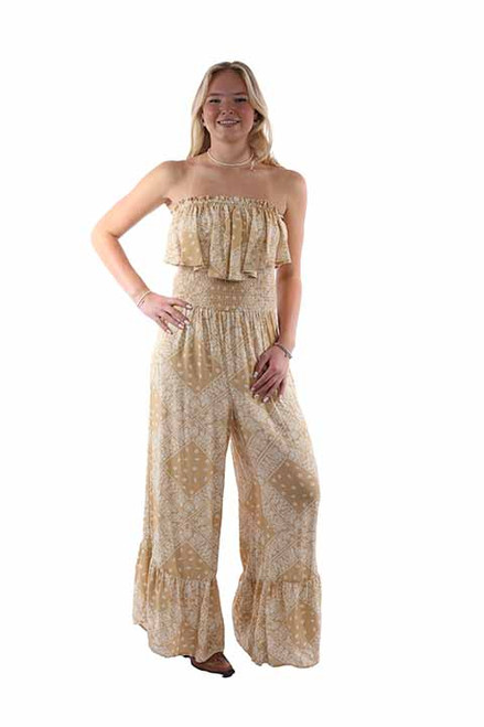 Scully Women's Pant - Honey Creek Collection - Jump Suit - Toffee Scully Women's Pant - Honey Creek Collection - Jump Suit - Toffee