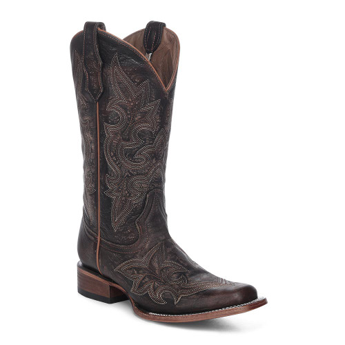 Corral Women's Boots - L8024 - Dark Brown Embroidery