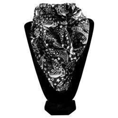 M & F Western Products - 100% Silk Wild Rags - Cosmic Cowboy - 33x33