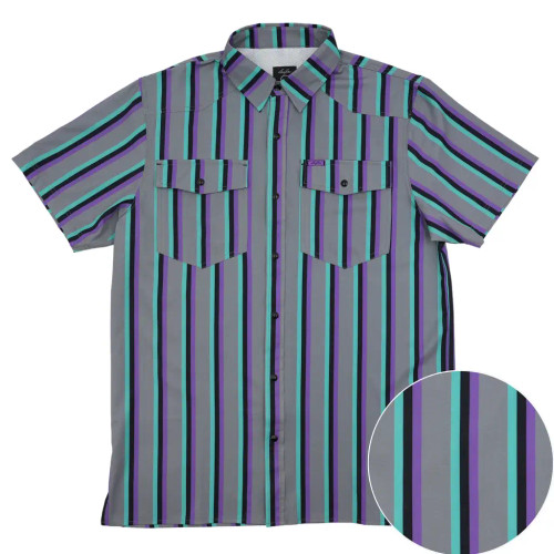 San Jac Outdoors Men's Shirt - S/S Performance - Retro