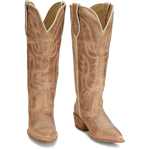 Tony Lama Women's Boots - Jess 15" - Toffee