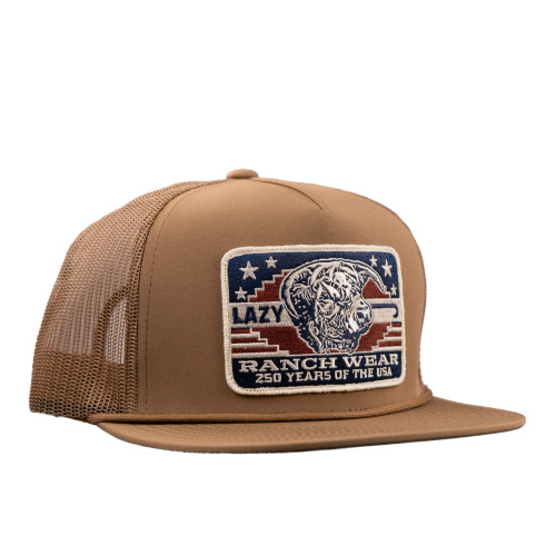 Lazy J Ranchwear Accessories - Coyote Brown Freedom Classic Rope Trucker