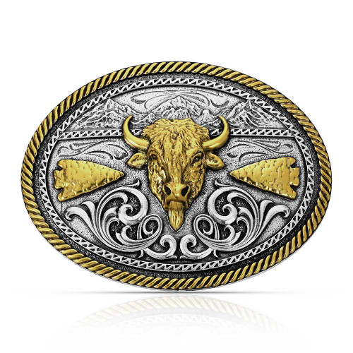 Montana Silversmith Accessories - Buffalo Ridge Attitude Buckle