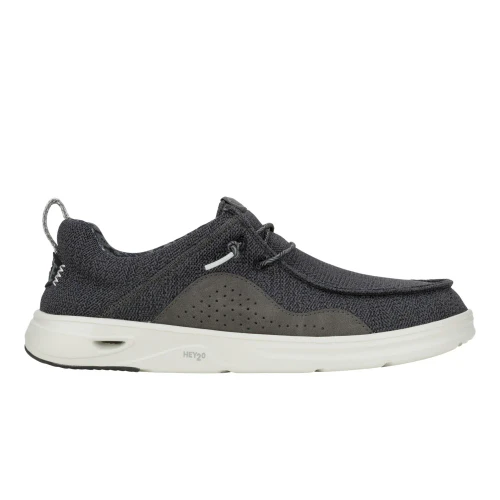 Hey Dude Men's Casuals - Wally Hey2O Mesh - Black / Monument Grey