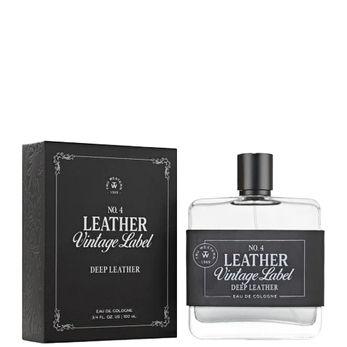 Tru Fragrance Men's Cologne - Vintage Label # 4 Deep Leather