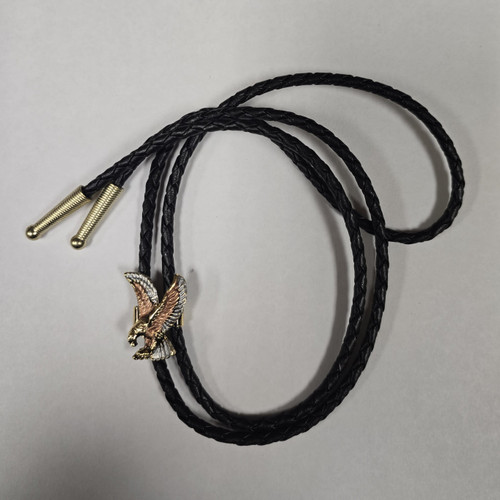 Billy's Western Wear Accessories - Bolo Tie - Small Tri-Color Eagle Landing