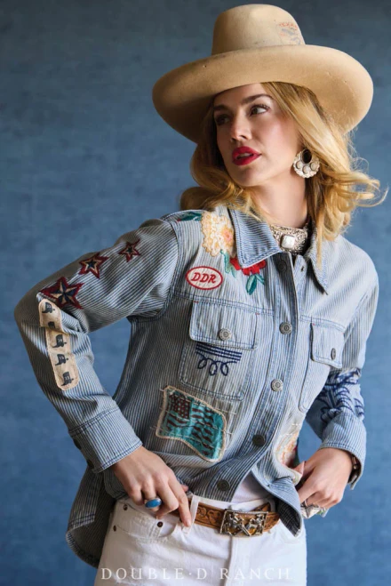 Double D Ranch Women's - We Salute Jacket - Print