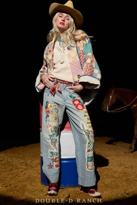 Double D Ranch Women's - We Salute Pant - Print