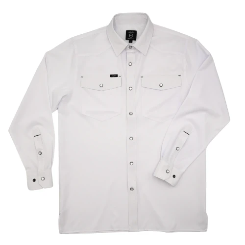 San Jac Outdoors Kids Shirt - L/S Performance - White