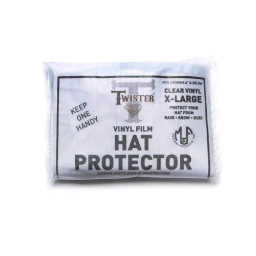 Twister by M&F Hat Accessories - Vinyl Film Hat Protector - 4"