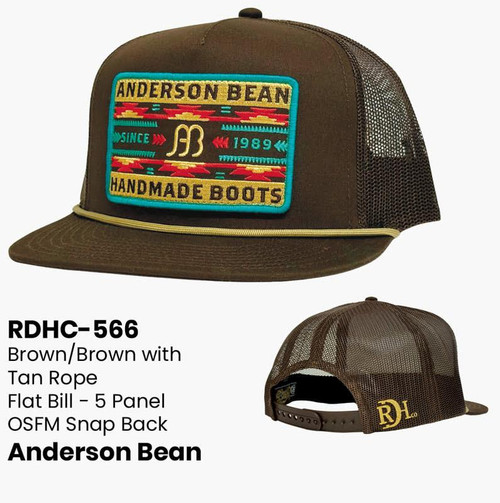 Red Dirt Hat Co Cap - Anderson Bean Handmade Boots - Brown