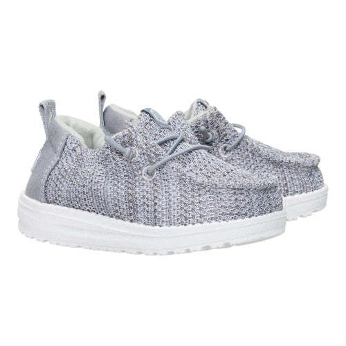 Hey Dude Kids Casuals - LILDUDE Infant Slip On Core - Grey / White