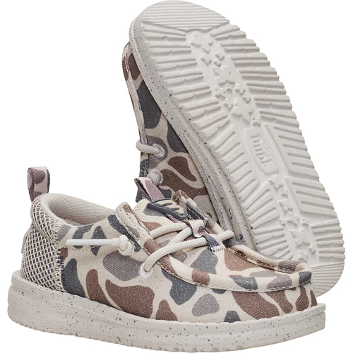 Hey Dude Kid's Casuals - Wally Funk - Burlebo - Deer Camo