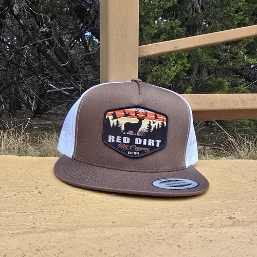 Red Dirt Hat Co Cap - Open Season - Brown / White