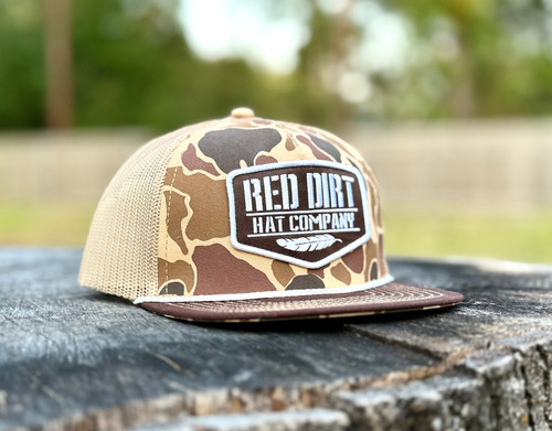 Red Dirt Hat Co Cap - Youth Old Skool - Camo - Youth