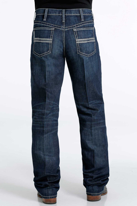 Cinch Men's Jeans - White Label 039 Performance - Dark Stonewash