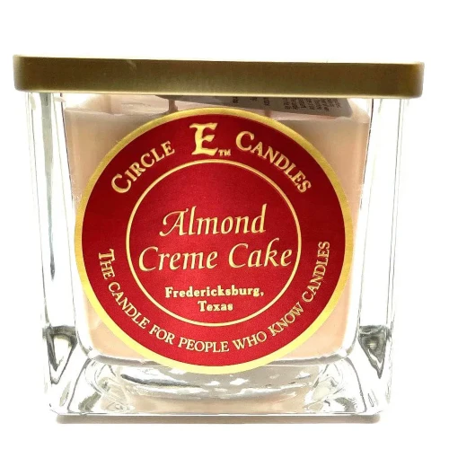 Circle E Scented Candles - Almond Creme Cake - 8oz