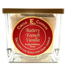 Circle E Candles - Buttery French Vanilla - 8 oz
