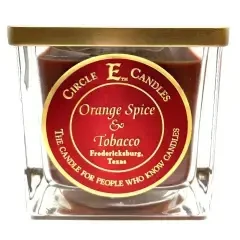 Circle E Scented Candles - Orange Spice & Tobacco - 8oz
