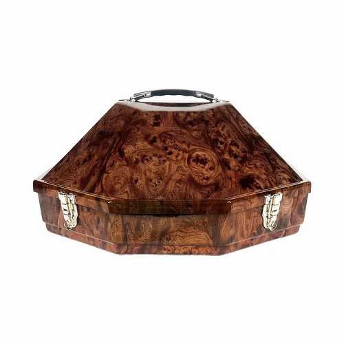 Hammer Plastics Accessories - Hat Can Carrier - Single Designer Series - Burl Walnut Natural
